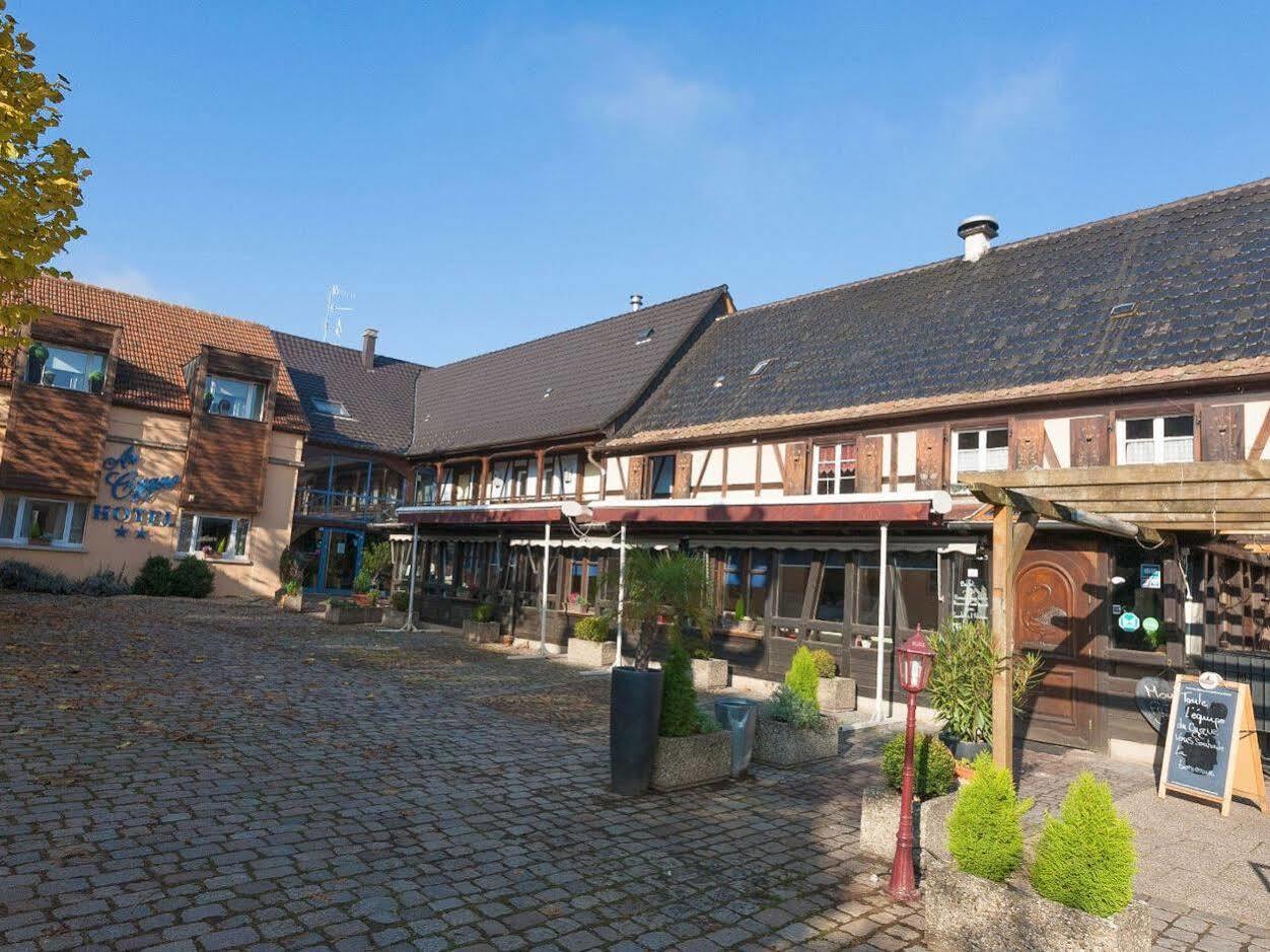 Hotel Restaurant Au Cygne Eschau Exterior foto